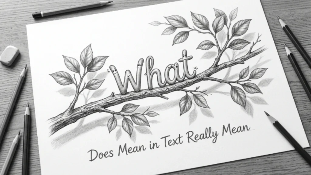 Does Mean in Text Really Mean