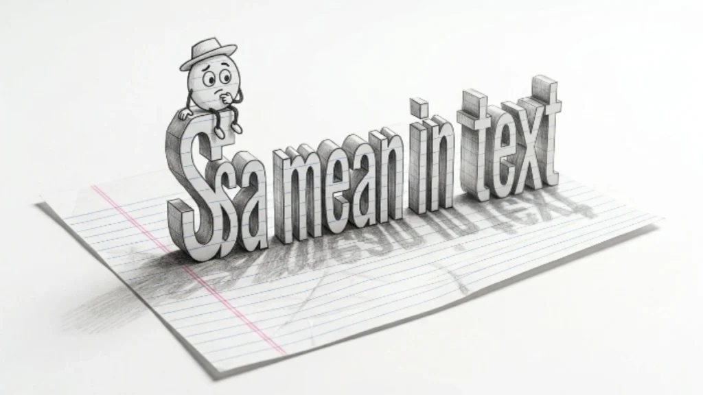 SSA Meaning in Text