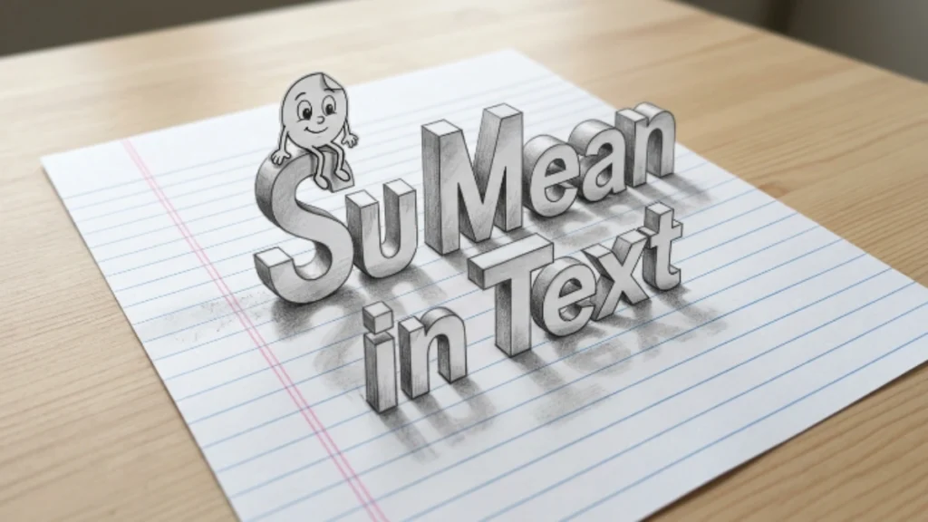 SU Meaning in Text