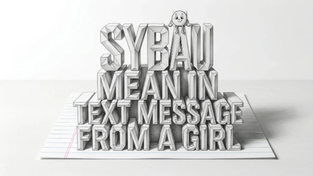 Sybau Mean in Text Message from a Girl