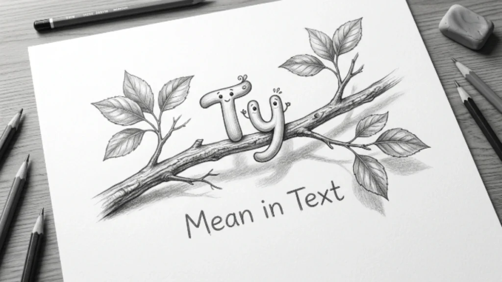 TY Mean in Text