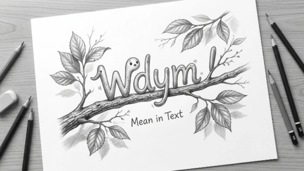 WDYM Meaning in Text: