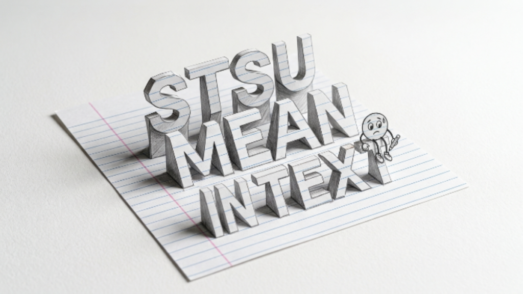 STSU Meaning in Text