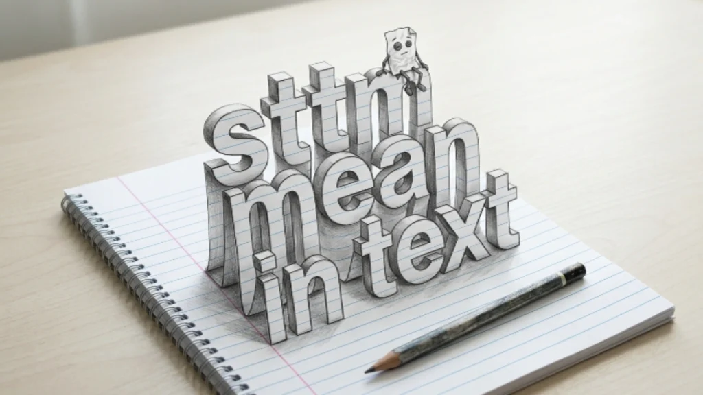 STTM Meaning in Text