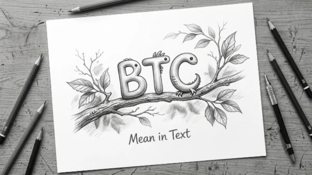 BTC Mean in Text