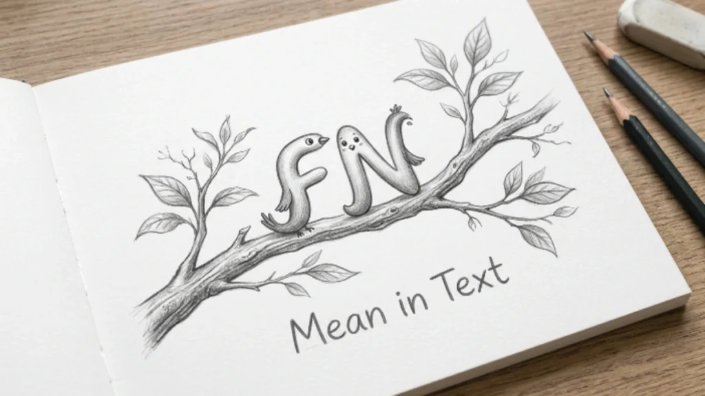 FN Mean in Text