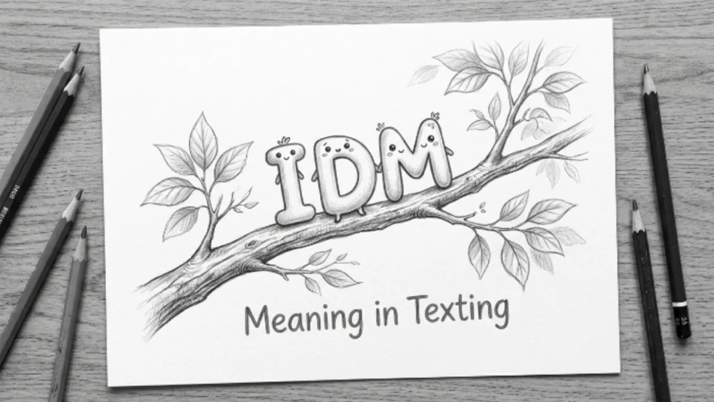 IDM Meaning in Texting