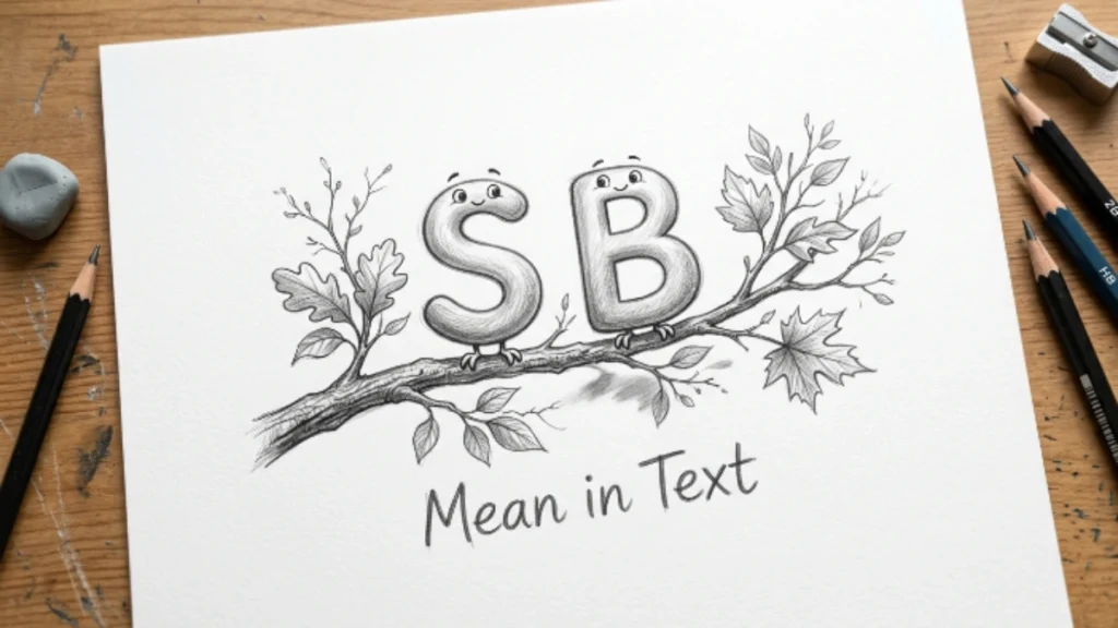 SB Mean in Text