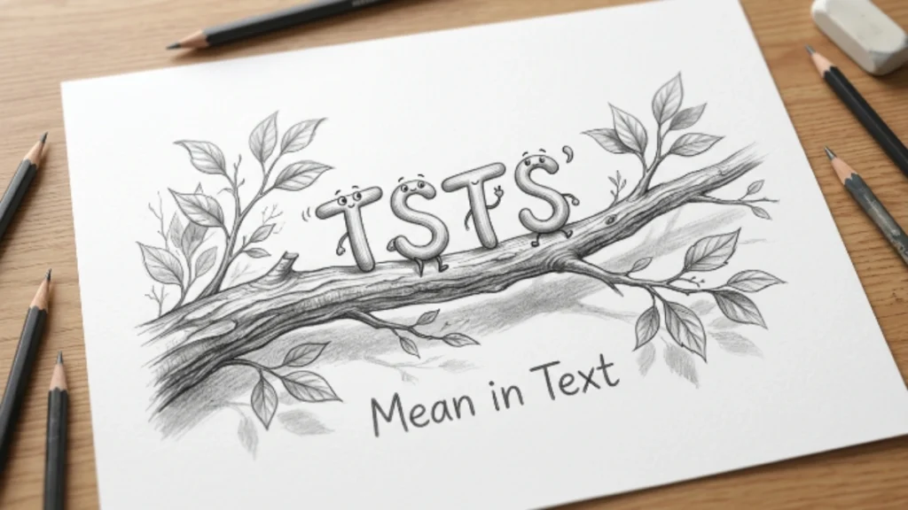 TSTS Meaning in Text