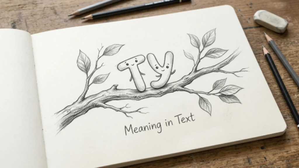 TY Meaning in Text