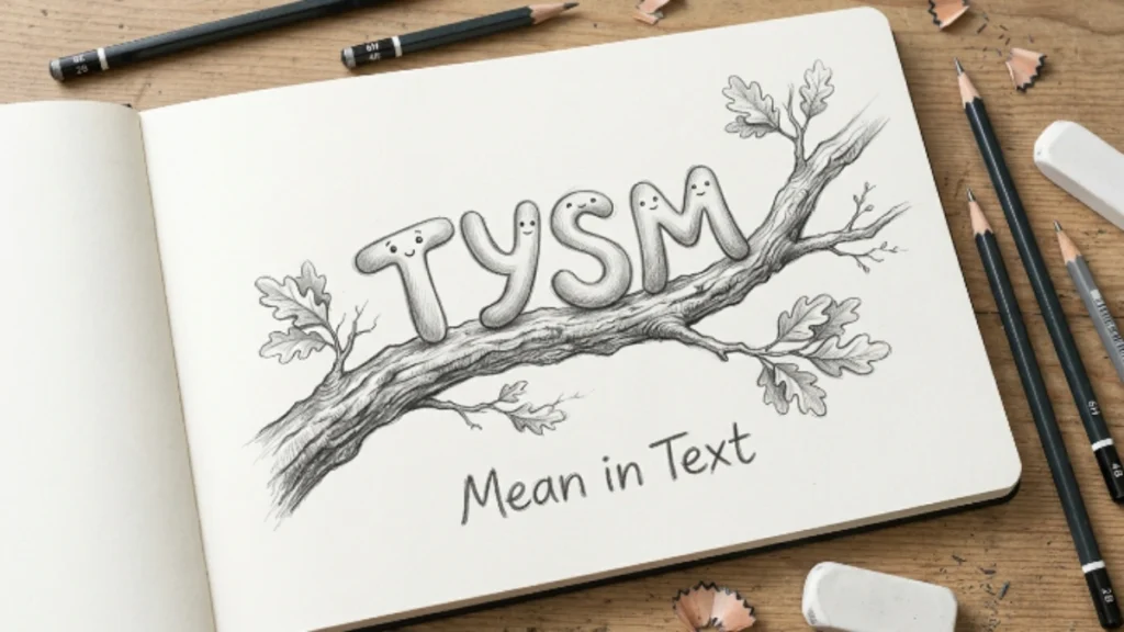 TYSM Meaning in Text