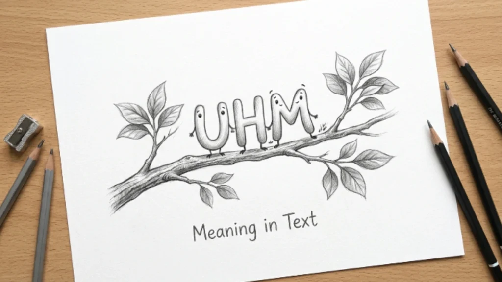 UHM Meaning in Text